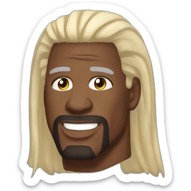 Terry crews long hair Camacho sticker