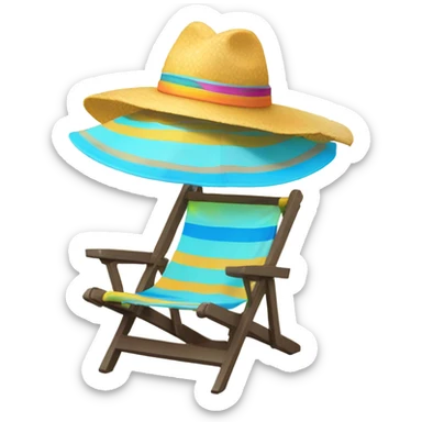 Una persona en la playa  sticker