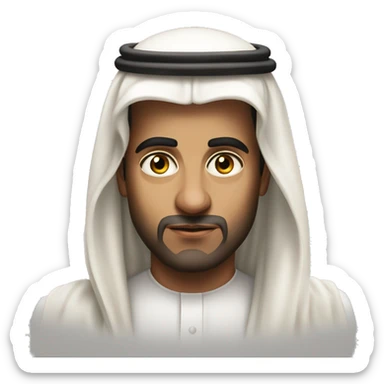 photorealistic  Faisal King of Saudi Arabia serious sticker