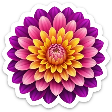 dahlia  sticker