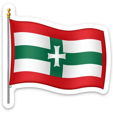 Canton st Gallen Switzerland the flag of saint gallen sticker