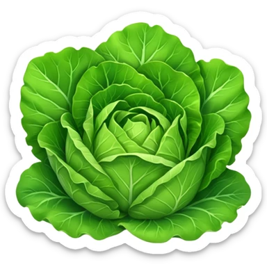 green lettuce sticker