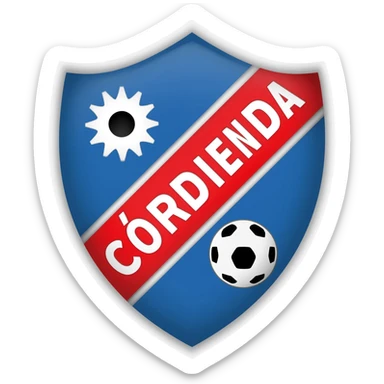 escudo de belgrano de cordoba club de futbol sticker