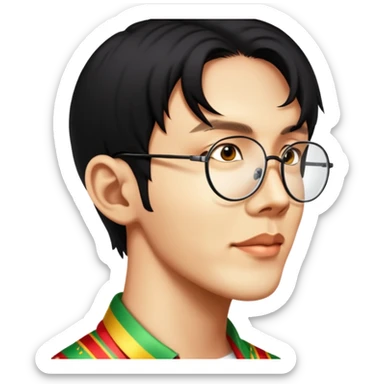 Vibrant Festival Singer sticker