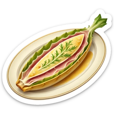 Je veux un plat d'endives au jambon sticker