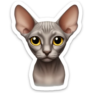 Sphinx cat sticker