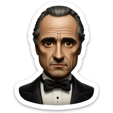 movie the godfather sticker