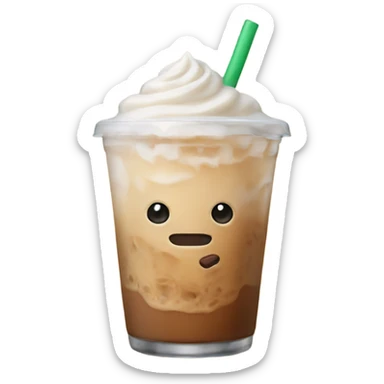 Iced chai latte sticker