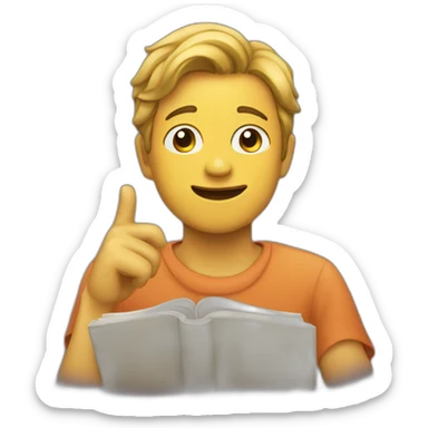 Telling a story sticker