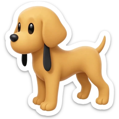Pluto Dog Asian sticker