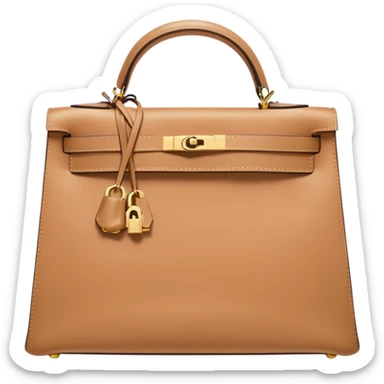 hermes kelly flesh color bag sticker