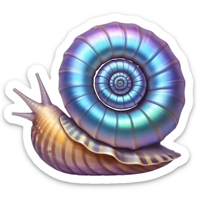 Cute Sea Snail sticker