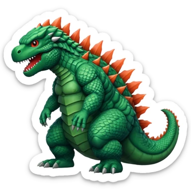 Godzilla sticker