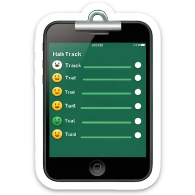 forest greenhabit tracker sticker