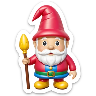   jeff koons style SPAM meat garden gnome inflatable  art sticker