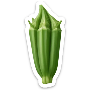 Okra sticker