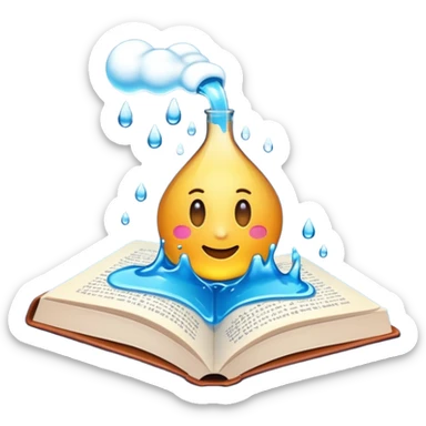 genera un libro que en la portada diga " liquide sticker