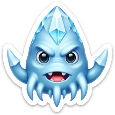 ice monster sticker