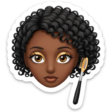 eye lashes mascara  sticker