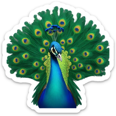Peacock  sticker