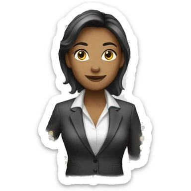 bussines women sticker