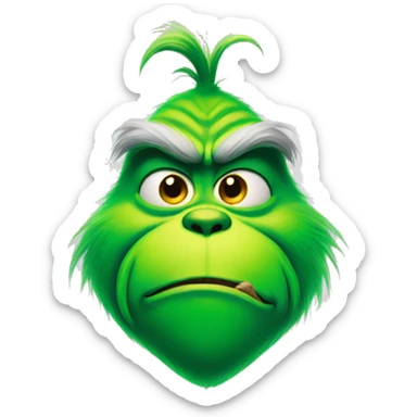 grinch sticker