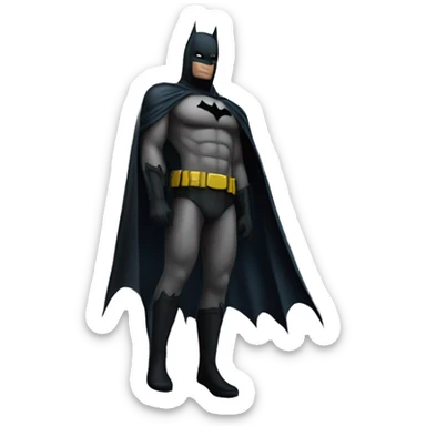 Batman in a skyscraper above the rain sticker