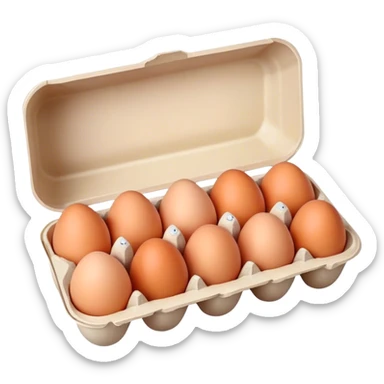 chicken eggs sticker