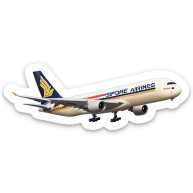 Singapore Airlines Rainbow sticker
