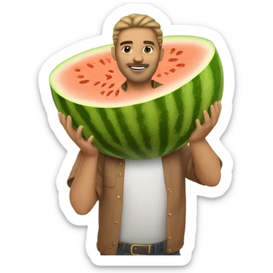 Holding melons sticker