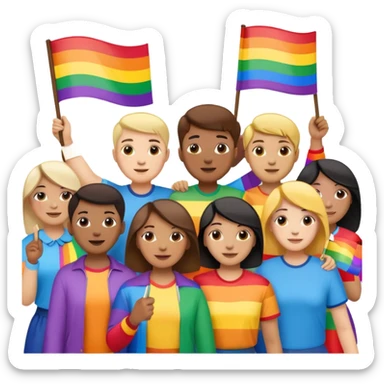 pride charcters sticker