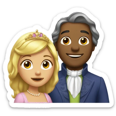 La princesse et la grenouille sticker