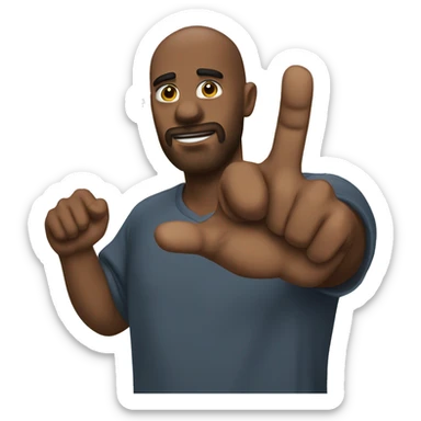 Dando la mano sticker