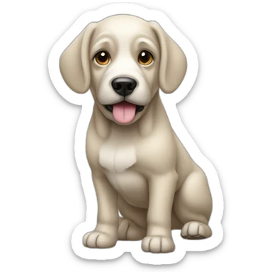 Grosse chienne sticker