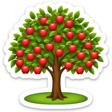 apple tree sticker