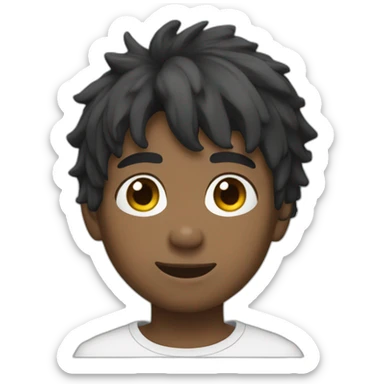 Garçon manga sticker