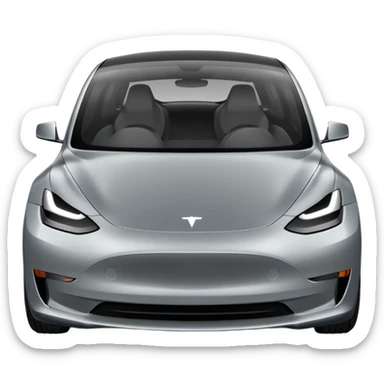 Tesla model 3 stuck in traffic sticker