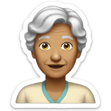 Tranquilo Old Women sticker