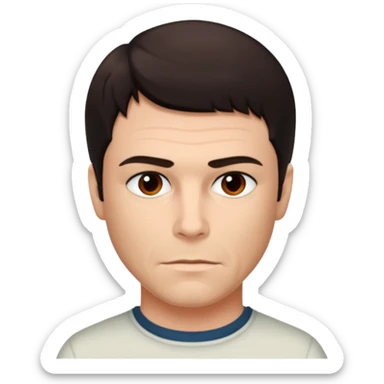 Brian Moser from Dexter tv series (2006) sticker