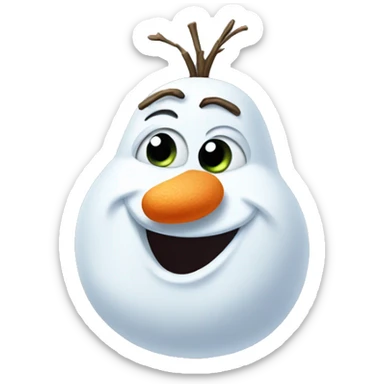 Cute olaf sticker