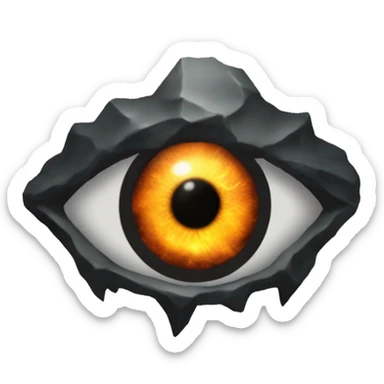 Eye of Sauron in Mordor sticker
