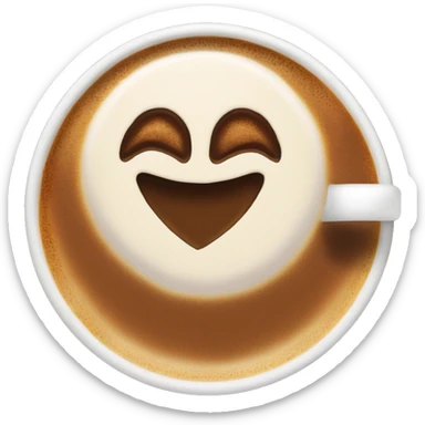 cappucino heart emoji sticker