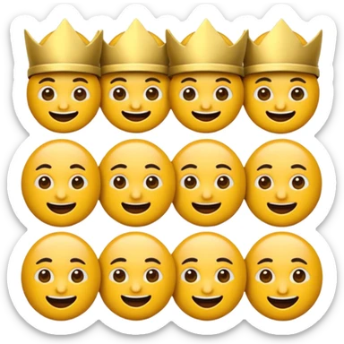 Emoji set of gojo example 😁😃🤣🥰🥲🥳😡😈🤬🤪😜😎🤒🤕🤑 sticker