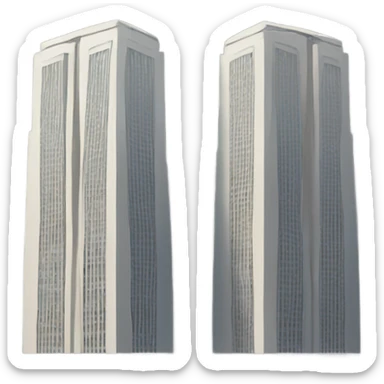 twin towers sticker