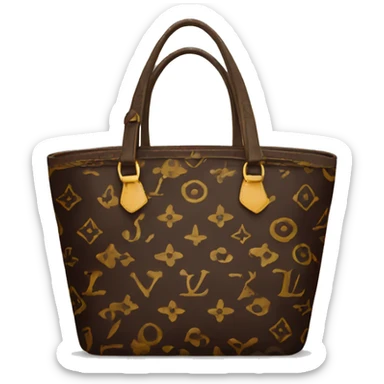 LV bag sticker