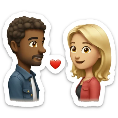 Lovely couple sticker