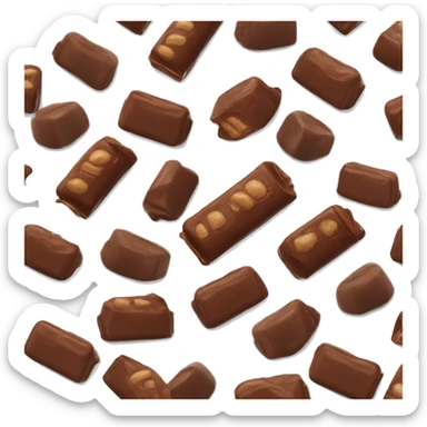 kinder bueno chocolate sticker