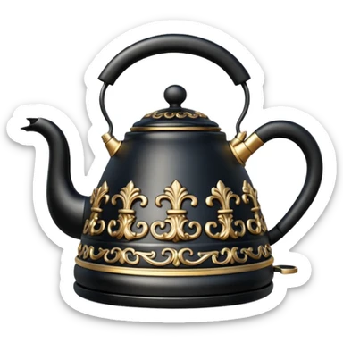 Tower Renaissance black kettle sticker