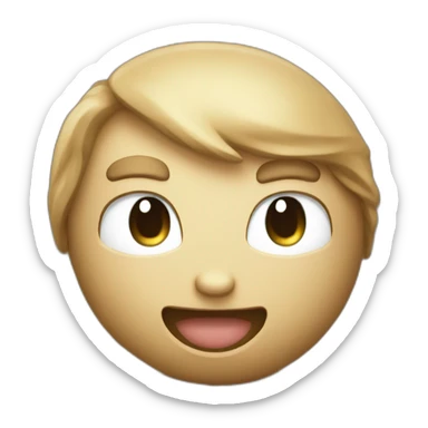 Sabziro holds the emblem of Telegram Messenger sticker