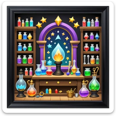 Magic Shop in Harry Potter film
 sticker